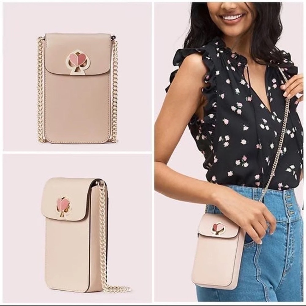 Kate Spade Nicola Twistlock North/South Flap Crossbody Purse